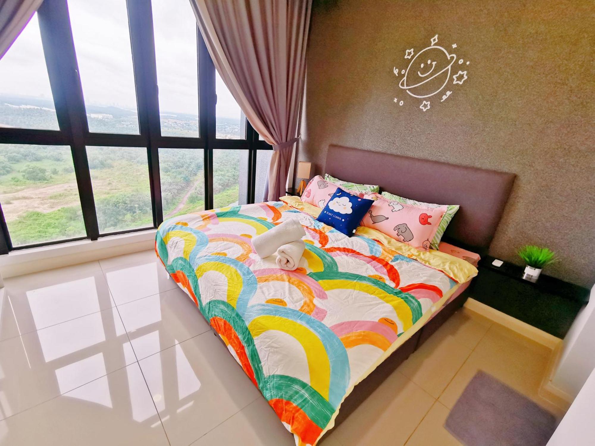 Legoland 3Min Lakeview Happyrainbowsuite 7Pax 2R2B Nusajaya  Exteriér fotografie